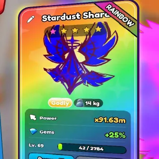 (GODLY) RAINBOW STAR DUST (BASE 30M)          TAP SIMULATOR REBORN