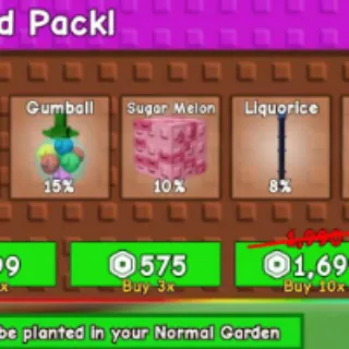 10X EXOTIC SEED PACK - GROW A GARDEN