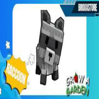 HUGE RACCOON 60KG - GROW A GARDEN