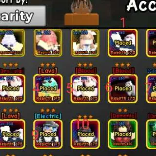 10x CELESTIAL (REQUIRED 175 REBIRTH)     FISH AN ANIME RNG