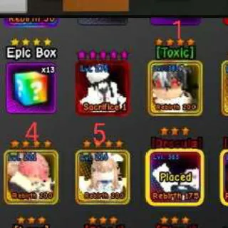 5x ANCIENT (REQUIRED 200 REBIRTH)     FISH AN ANIME RNG