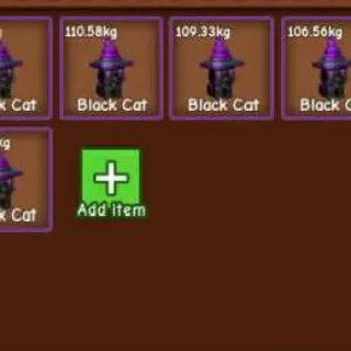 5X COLLOSAL BLACK CAT 100KG - GROW A GARDEN