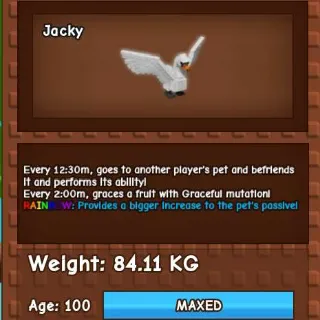 RAINBOW TITANIC SWAN 80KG - GROW A GARDEN