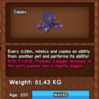 NIGHTMARE HUGE MIMIC 60-61KG FOR ONLY 3.99USD(GAG)