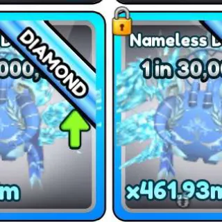 2x 💎 NAMELESS DIETY (600M / 450M TAP POWER)   TAP SIMULATOR REBORN    FAST DELIVERY 🚚 1-2MIN