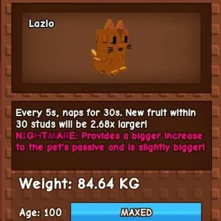 5sec ORANGE TABBY - GROW A GARDEN