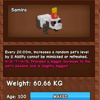 NIGHTMARE FERRET 60KG - GROW A GARDEN