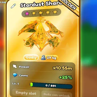 4x GOLD (GODLY) STAR DUST             TAP SIMULATOR REBORN