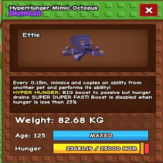 TITANIC MIMIC 82KG AGE 125 - GROW A GARDEN