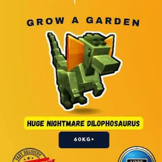5X NIGHTMARE DILO 60KG - GROW A GARDEN