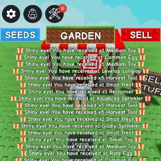 MAGPIE 60KG X COCKATRICE 60KG -GROW A GARDEN