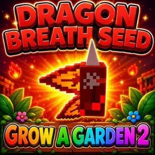100X DRAGON BREATH SEED - GROW A GARDEN 2