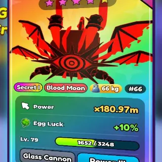 RAINBOW CINDER EYE (BLOOD MOON)        TAP SIMULATOR REBORN