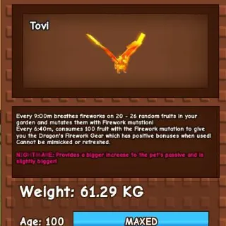 NIGHTMARE NEW YEAR 60KG - GROW A GARDEN