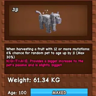 NIGHTMARE DIAMOND PANTHER 60KG - GROW A GARDEN