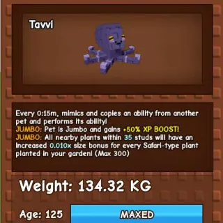 COLLOSAL MIMIC 134KG AGE 125 - GROW A GARDEN