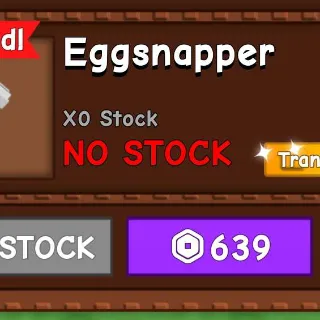 EGGSNAPPER - GROW A GARDEN