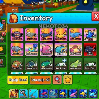 ALL MY ITEM   (READ A DISCRIPTION)             ROLL A FISHERMAN