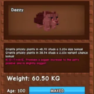 4X BLOOD HEDGEHOG 60KG - GROW A GARDEN