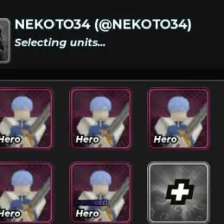 HERO ( LIMITED UNIT)  DEFEAT ANIME RNG