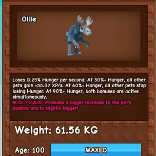 NIGHTMARE WENDIGO 60KG - GROW A GARDEN