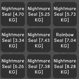 BUNDLE NIGHTMARE SEAL = 4.99USD (GAG)