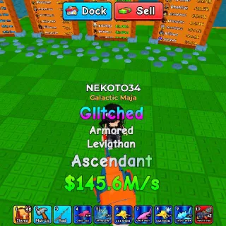 ($145M/s) ARMORED LEVIATHAN  (GLITCHED)     ROLL A FISHERMAN