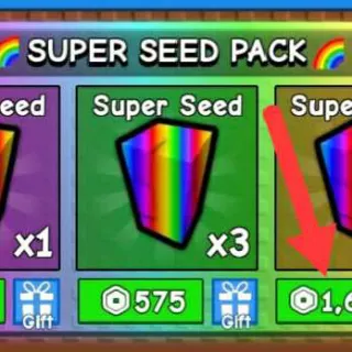 10 SUPER SEED - GROW A GARDEN
