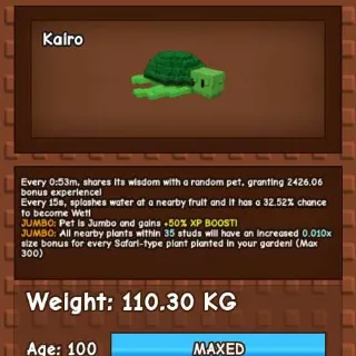 COLLOSAL SEA TURTLE 110KG - GROW A GARDE