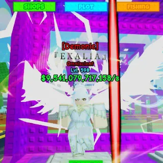 {EXALIA}  {Omniscent)  ($9.5T/s)          FISH AN ANIME RNG        (REQUIRED REBIRTH 250)