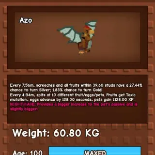 NIGHTMARE COCKATRICE 60KG - GROW A GARDEN