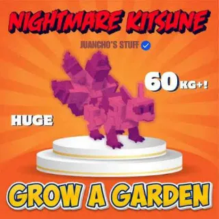 2X NIGHTMRE KITSUNE 60KG - GROW A GARDEN
