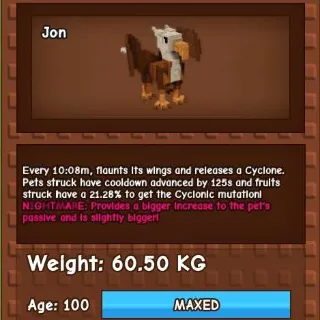 NIGHTMARE GRIFFIN 60KG - GROW A GARDEN