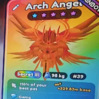 RAINBOW 🌈 ARCH ANGEL  (SECRET III)                TAP SIMULATOR REBORN