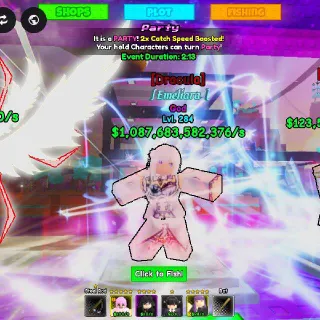 ($1t/s) {GOD}  FISH AN ANIME RNG       (require Sacrifice 1 Rebirth 225)