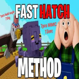 2-3MIN HATCHING ANY EGG