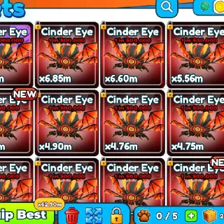 10x CINDER EYE (SECRET) - TAP SIMULATOR REBORN