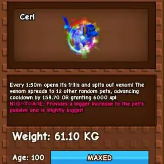 RB HATCH DILO 60KG - GROW A GARDEN