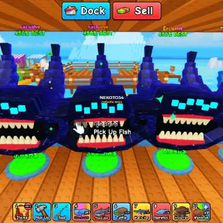 5x GALACTIC MAJA    (450% BASE)          ROLL A FISHERMAN