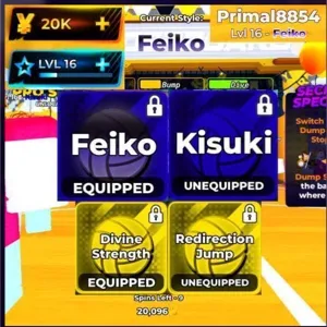 ✅Volleyball Legends | Feiko | Kisuki | Divine Strength | Redirection Jump | Unverified Account