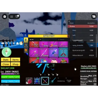 LV2800+God+CDK+SGT+6 Race V4 Full Gear + Sanguine Art + Eat Kitsune |Hu.............