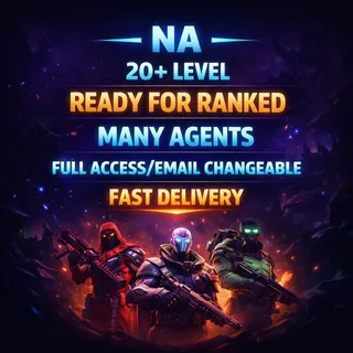 ⭕⥏ NA ⥑  Valorant| 20+ Level | Ready For Ranked | Many Agents | Full Access/Email Changeable | Fast Delivery
