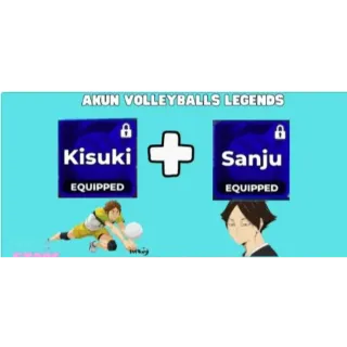 Akun Sanju/Sanu + Kisuki/Kimiro (Style) 0.02% | RAW DATA +13 | INSTANT DELIVERY | NO SCRIPT | - Volleyball Legends
