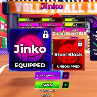 | Volleyball Legends | Jinko | Steel Block | Unverified Account |