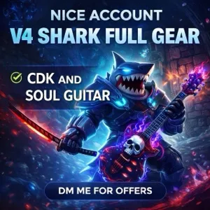 ⭕NICE ACCOUNt | V4 SHARK FULL GEAR | CDK AND SOUL GUITAR