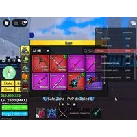 ✅LV 2800+Sanguine Art+CDK+SGT + Eat Kitsune RACE Cyborg V4 FULL GEAR + Gravity Dough Inven|Unverified Account