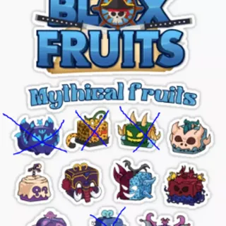 ⭕ 3X accounts    LV 2800 | 1-3 MYTHIC FRUITS | GOD HUMAN