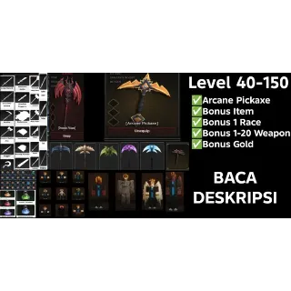 The Forge [Arcane Pickaxe + Bonus Weapon + Bonus Race + Bonus Gold]