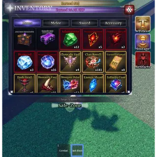 ⭕Lv.11500 (Max) 🚢 sailor piece | Race (Random),Clan (Random),Trait (Random)💰Gold 40M- 60M 💎Gem 30k-60k Random+++