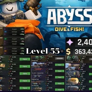 Abyss🐙 | Lv:55+ | 11 Gun:Ruined Gun | 10 Tube:Ruined Tube | Race Human | Unverified Account